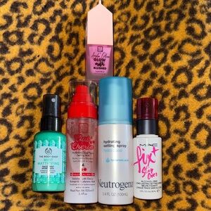 Makeup Setting Sprays Bundle - see pics all bnib x4 & glow liquid blush
